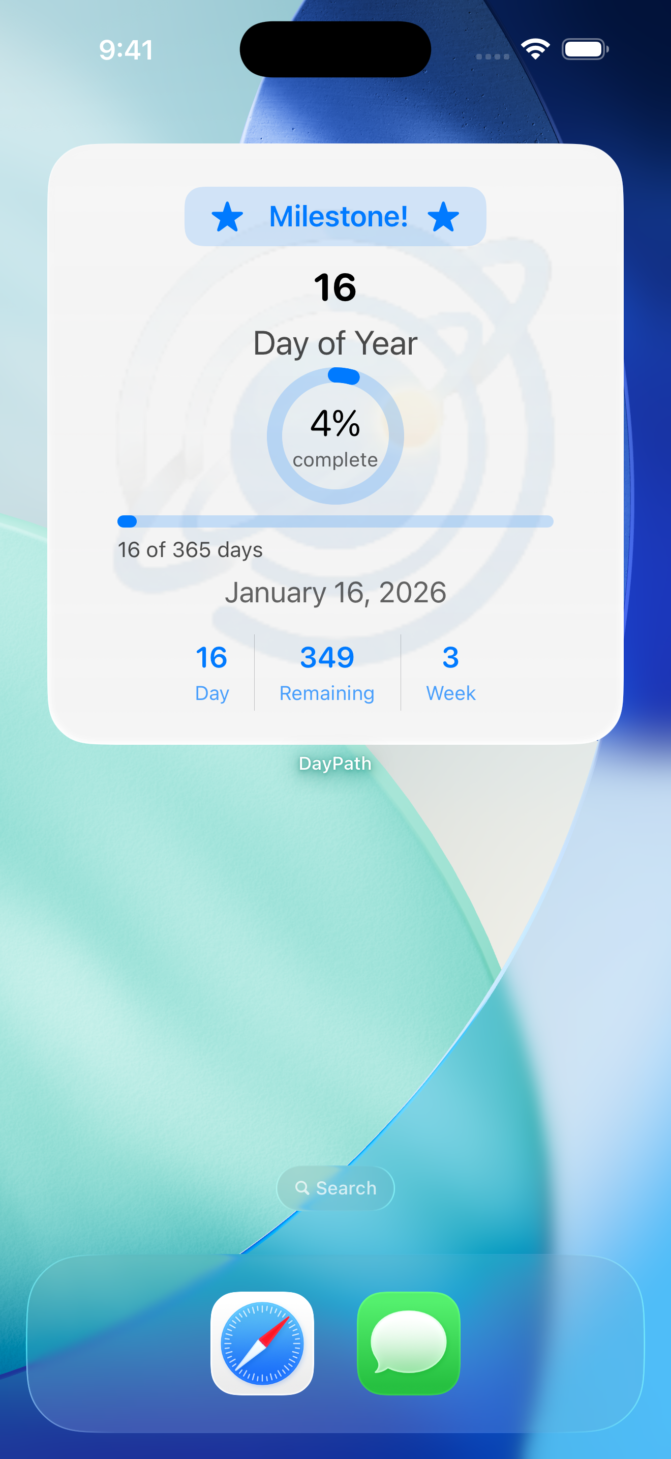 Large Home Screen Widget